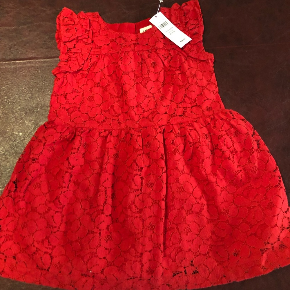 Baby Gap Baby Girl cherry red dress